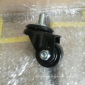 High Load 150KGS 50mm Nylon Low Profile Thread Stem Screw Caster Wheels